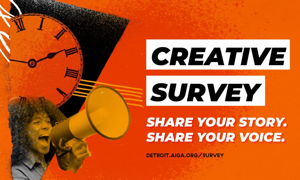 AIGA Detroit Creative Survey: Share your story. Share your Voice.